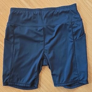 Unbranded Black Athletic Shorts Womens XL‎ Pockets